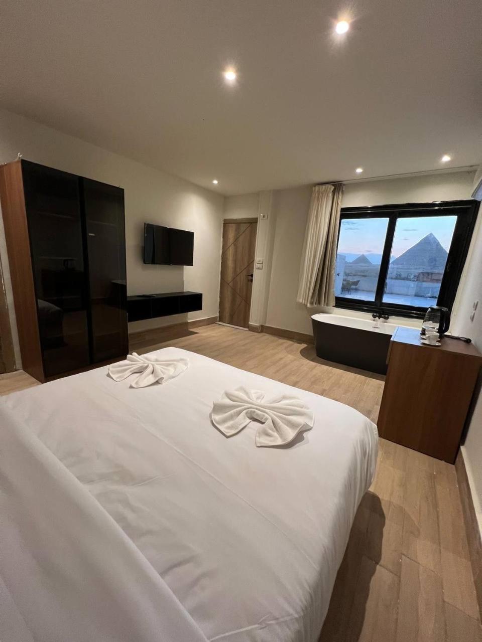 Maro Pyramids Hotel Kafrat al Jabal ภายนอก รูปภาพ