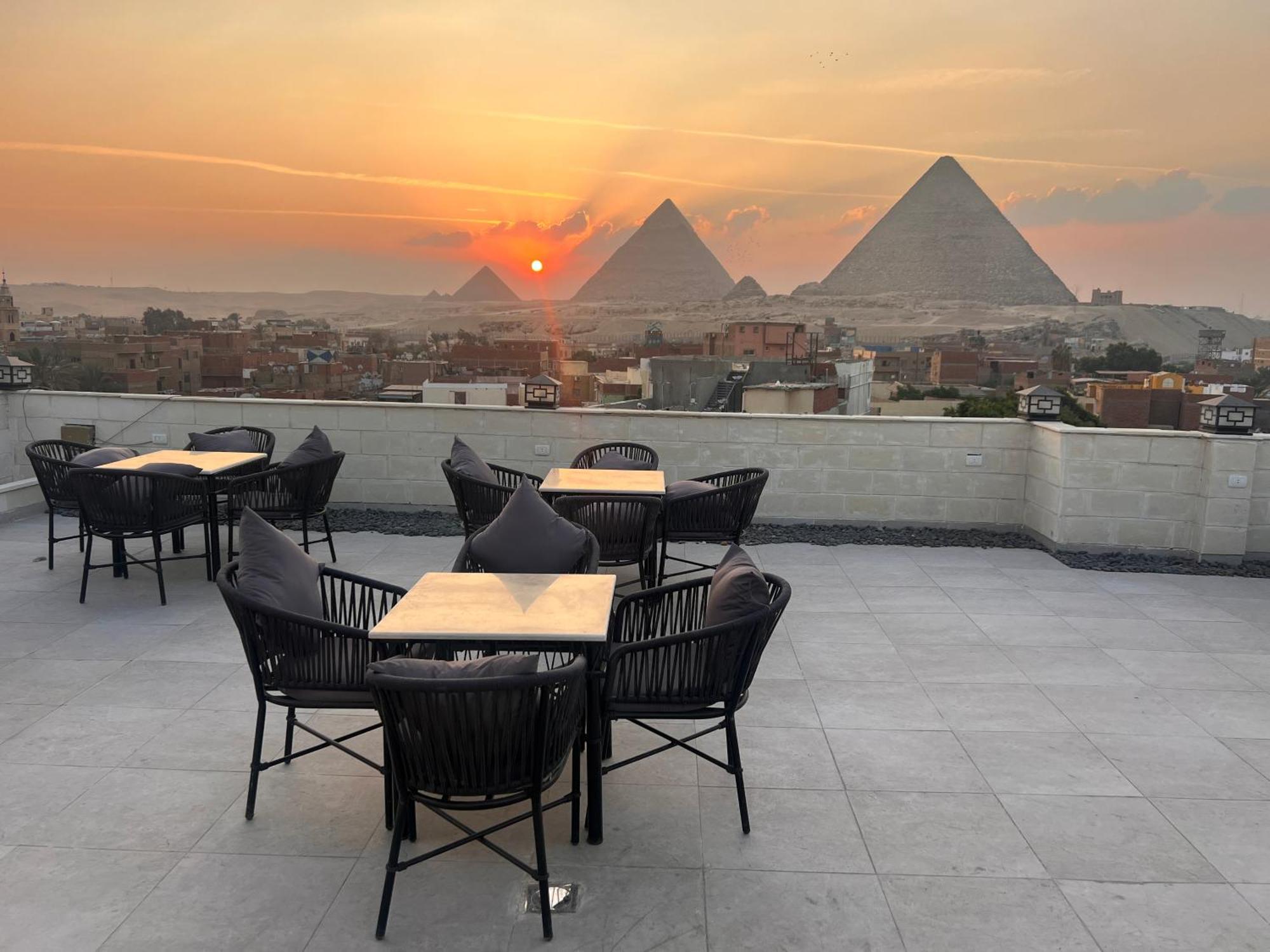 Maro Pyramids Hotel Kafrat al Jabal ภายนอก รูปภาพ